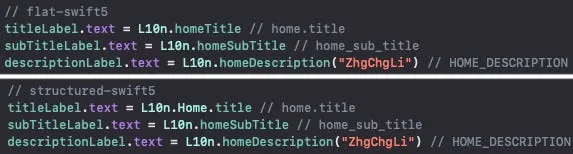 flat v.s. structured